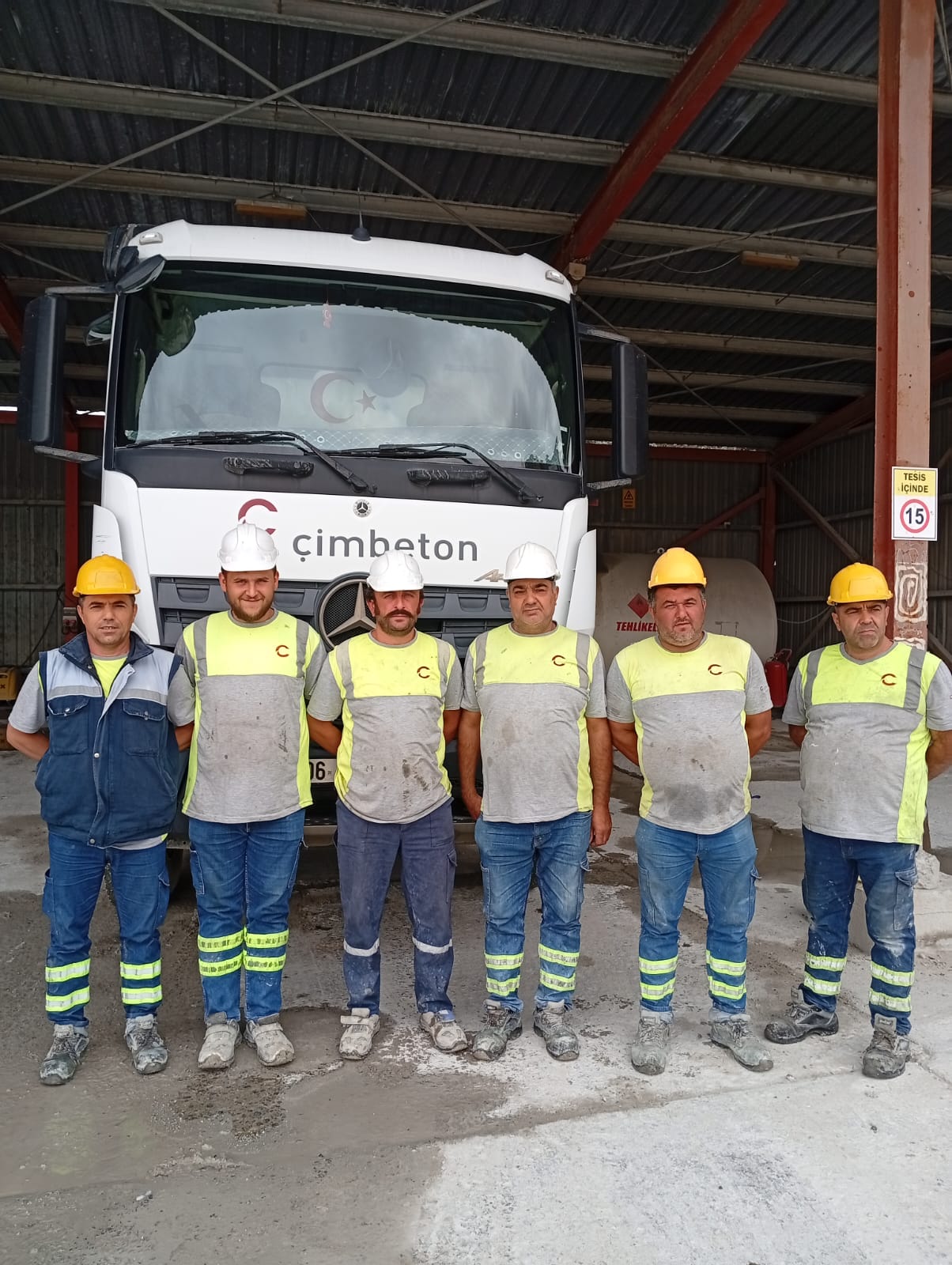 Uygulamalı Güvenli Sürüş Eğitimimizi, Çimbeton’un Çorlu hazır beton tesisinde yaptık